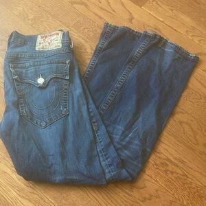 True Religion Indigo Straight Jeans